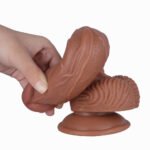 (Only Today 50% off) Large ultra-realistic liquid silicone suction cup dildo with bulging veins 8.6 inches (3 days delivery)