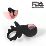 (Only Today 50% off)  Massage Ring, Vibrating Ring, Power Vibrator, Rechargeable Waterproof Massager, 10 Speed Vibration, Silicone Vibes Clitoral Massager Stimulator (3 days delivery)