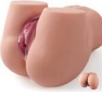(Only Today 50% off) Male Masturbator Pussy Ass with Tight Anal and Vagina Stroker,Realistic Pocket Pussy with Skin Textures for Men Masturbation,Portable Butt Male Sex Toy for Doggy Style and Riding Position 5.7LB (3 days delivery)