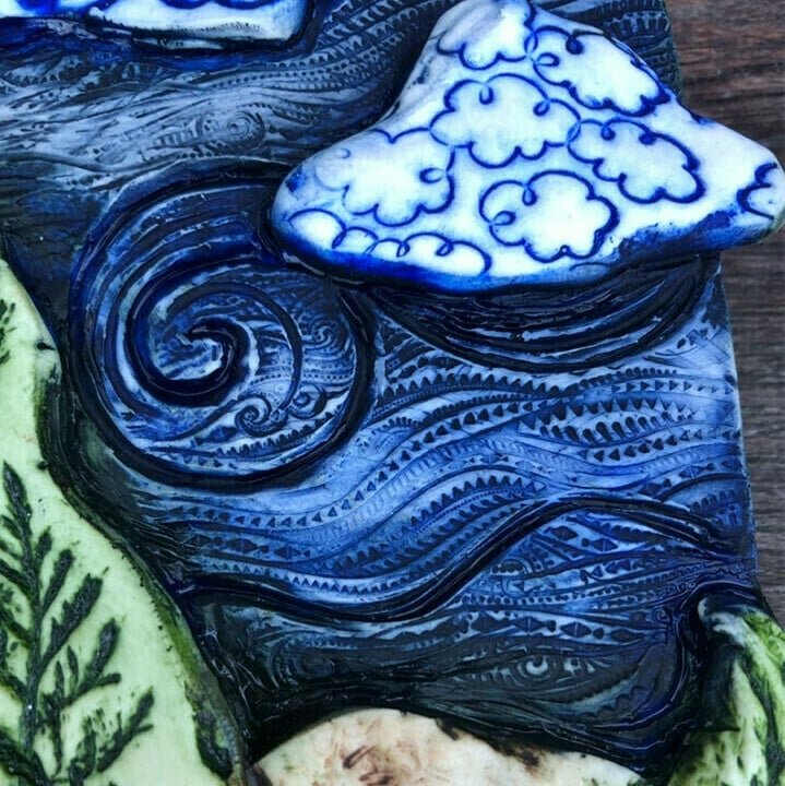 Starry Sky Ocean Garden Sculpture Decoration