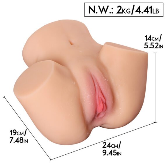 (Only Today 50% off)  Sex Butt Pocket Toys, Realistic Virgin Pussy Ass and Soft Touch Body for More Sex Fun (2kg) (3 days delivery)