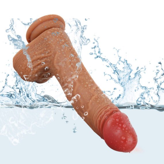 (Only Today 50% off) D44 Realistic Swinging & Warming Silicone Thrusting Dildo with Remote Control 8.5 Inch (3 days delivery)