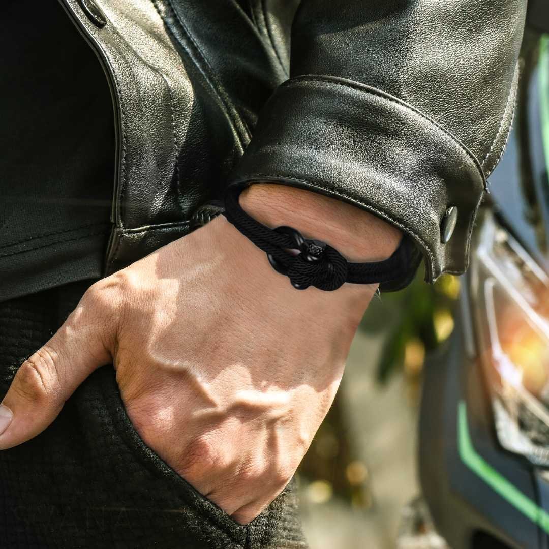 To My Son, I Will Always Be With You Nautical Bracelet