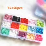 DIY CRAFTING COLORFUL SNAP BUTTONS KIT