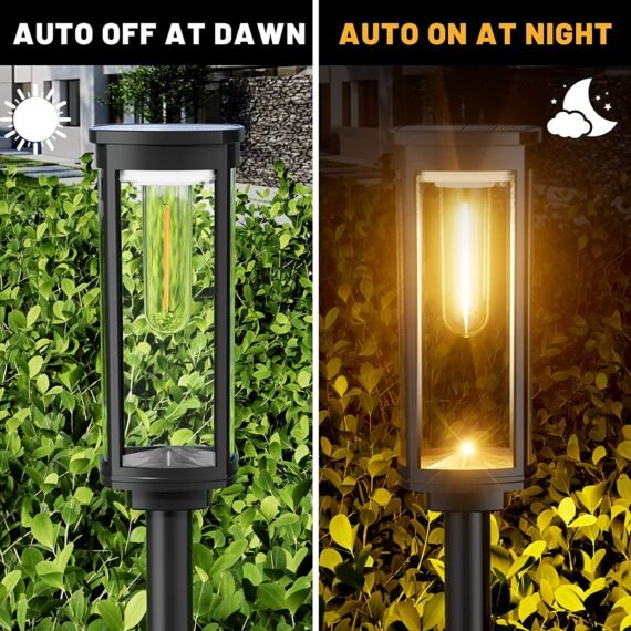 BITPOTT Solar Outdoor Garden Landscape Light