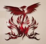 Handmade Phoenix Metal Art