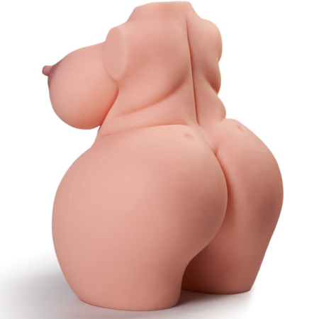 (Only Today 50% off) 3.2kg Big Boobs and Butt Sex Half Body Doll with 3D Realistic Textured Virgin Vagina and E Cup Get more Fun  (3 days delivery)