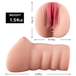(Only Today 50% off) Young Girls Virgin Sex Pussy Toys with Realistic Flush Labia and Tight Ass Hole for Fist Anal Time (3 days delivery)