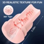 (Only Today 50% off)  Automatic Sucking Male Masturbators Cup with 9 Suction & 10 Vibrating & Heating Sex Toys (Hands Free Pocket Pussy) (3 days delivery)