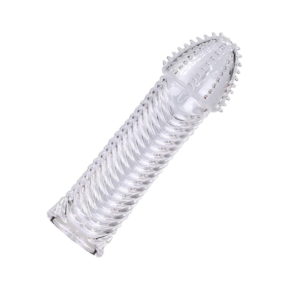 (Only Today 50% off) 4 Pcs Silicone Penis Sleeves Set Reusable and Delay Sex Time Penis Extender for Couple Condoms (3 days delivery)