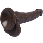 (Only Today 50% off)25cm Black Realistic Huge Dildo with Lifelike Detail and Strong Suction Cup for Hand-Free Play(3 days delivery)