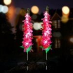 Violet Flower Solar Garden Light(SET OF TWO)