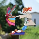 [Mother's Day] Gift Whirligig Character Series Windmill garden decor