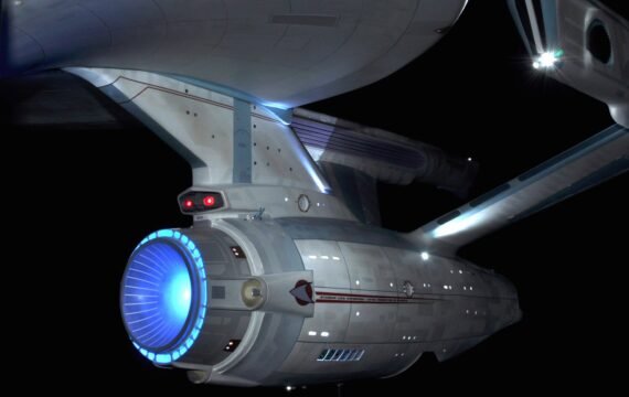 U.S.S. Enterprise 1:350 Scale Set Prop Replica Model with lights -BUY 2 FREE SHIPPING