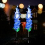 Violet Flower Solar Garden Light(SET OF TWO)