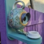 William Morris Teapot Bird House