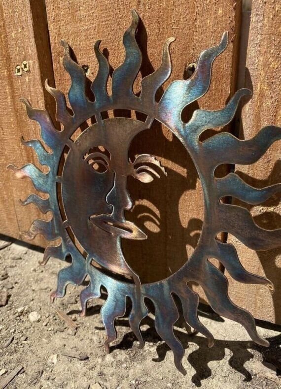 Sun And Moon Metal Wall Art