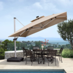 🌞Solar Powered LED🌞Cantilever Patio Umbrella💥buy 2 free shipping💥