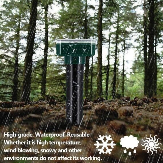 🎉🚀Last Day Clearance Sale Only $5.98🔥Solar Power Mouse Mole Snakes Pest Rodent Repeller