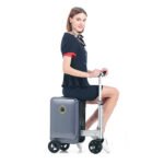 ⚡Clearance Price 36,57 zł💓Smart Rideable Luggage Travel Electric Luggage Scooter