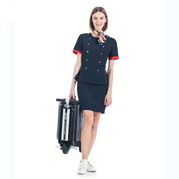 ⚡Clearance Price 36,57 zł💓Smart Rideable Luggage Travel Electric Luggage Scooter