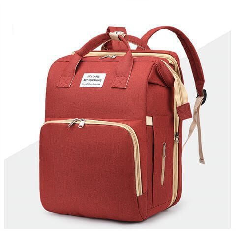 🔥Clearance Price SGD 26.9🔥 Diaper Bag Backpack with Changing Station😍