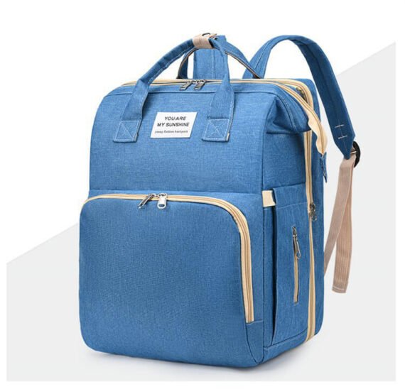 🔥Clearance Price SGD 26.9🔥 Diaper Bag Backpack with Changing Station😍