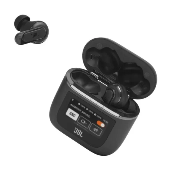 JBL Tour Pro 2 (Black) – True Wireless Noise Cancelling Earbuds. Small