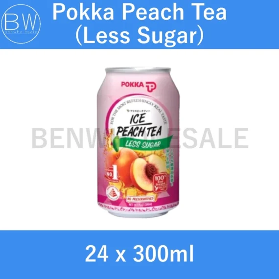 🧃24 Tin X 300ml，🧃Pelbagai Minuman Tin Pokka(Teh Oolong / Teh Hijau Jasmine / Teh Lemon Ais / Houjicha / Teh Hijau Peppermint / Peach Oolong / Sencha / Peach Tea (LS))，🛒Harga Clearance RM4.40👇