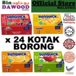 24 x 125ml, 🧃BORONG Sunquick Sedia Minum Minuman Berkotak🧃 Aneka Minuman Buah-buahan halal RTD MURAH, 🛒Harga Clearance RM 6.18👇