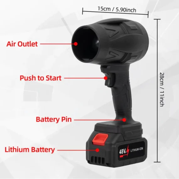 💥LAST DAY SALE 50% OFF-Turbo Jet Blower. Cordless Turbo Super Power Air Duster