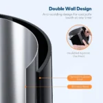 Cornell 1.5L Cool Touch Double Wall Cordless Kettle with full inner Stainless Steel CJKE150SSB