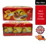 20g x 30pcs Win2 Potato Crisp [Vege/BBQ/Tomato/Curry/SourCream/HimalayanSalt/Cornbis/Sweet Potato Crisp/Coffee]