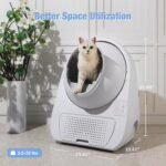 CATLINK Self Cleaning Cat Litter Box, Automatic Cat Litter Box, Double Odor Removal, Cat Litter Box for Cats from 3.5 pounds to 22 pounds